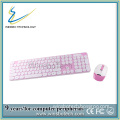 Ultra-Slim 2.4G Colored Wireless Keyboard and Mouse Combo